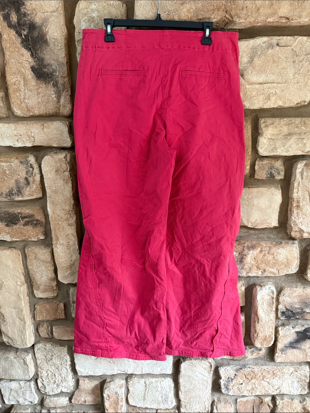 Anthropologie Maeve scallop wide-leg pants size 32 NWT - Picture 7 of 8